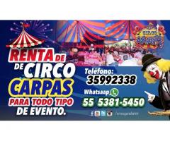 CIRCO FUNCION EN TU EMPRESA CON CARPA ORIGINAL