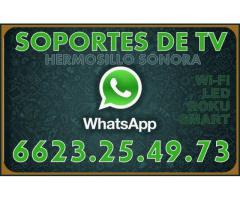SOPORTES DE TV PARA PANTALLAS HERMOSILLO SONORA TelcelWhatsapp.6623-25-49-73, ING CHACON