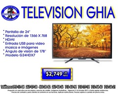 TELEVISION GHIA DE 24"