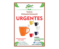 Tazas de Ceramica Promocionales, Publicitarias Urgentes