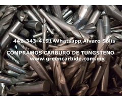 COMPRAMOS DESECHOS DE TUNGSTENO CARBURO