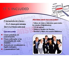 INGLES A DOMICILIO O SU EMPRESA (CLASE GRATIS)