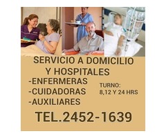 enfemeras y cuidadores para adultos mayores