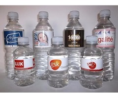 BOTELLAS PERSONALIZADAS CON AGUA PURIFICADA