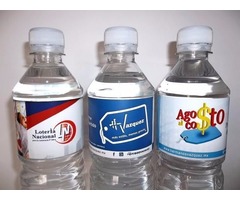 BOTELLAS PERSONALIZADAS CON AGUA PURIFICADA