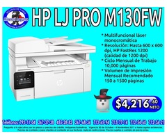 MULTIFUNCIONAL HP LJ PRO M130FW