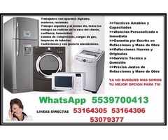 REPARACIONES INMEDIATAS DE LAVADORAS 5539700413