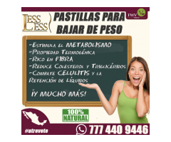 LESS LESS: PASTILLAS PARA BAJAR DE PESO