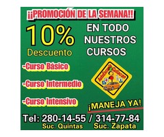 QUIERES MANEJAR APARTA TU CURSO CON SOLO $250 PESOS