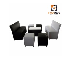 Sala lounge 24 salas y sillones lounge para bares mobydec muebles