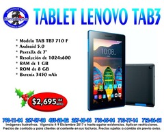 TABLET LENOVO TAB 3