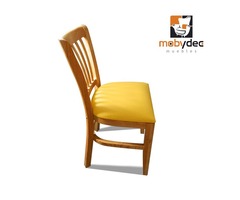 Silla alamo sillas de madera muebles para restaurantes mobydec