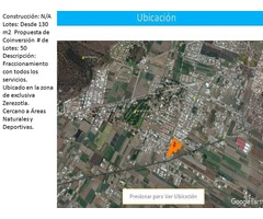 VENTA DE LOTES DE 130 M2 EN SAN PEDRO CHOLULA EN FRACCIONAMIENTO CERRADO