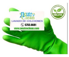 Limpieza de colchones a domicilio con productos biodegradables.