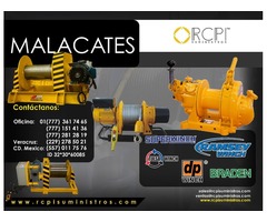 MALACATES PARA GRÚAS INDUSTRIALES