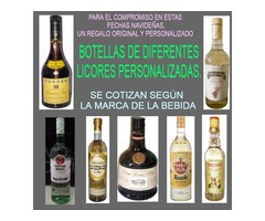 BOTELLAS DE VINO Y SIX DE CERVEZAS PERSONALIZADOS