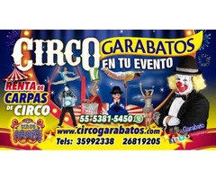 circo garabatos en tus eventos