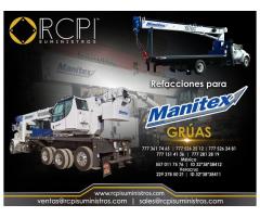 Refacciones para gruas industriales Manitex