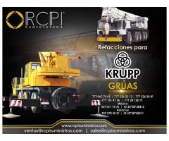 Refacciones para gruas industriales Krupp