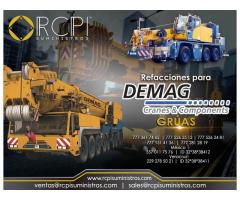 Refacciones para gruas industriales Demag