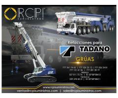 Refacciones para gruas industriales Tadano