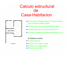 ARQUITECTO CALCULO ESTRUCTURAL DE CASA HABITACIÓN