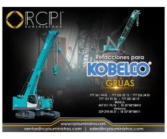 Refacciones para gruas industriales Kobelco