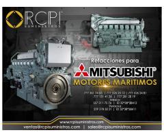 Refacciones para motores maritimos Mitsubishi