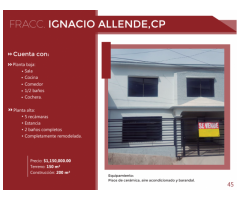 Propiedad en Fracc. Ignacio Allende