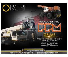 Refacciones para gruas PPM