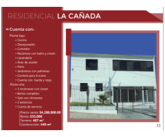 Propiedad en Residencial La Cañada