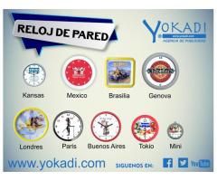 Relojes de pared publicitario YOKADI