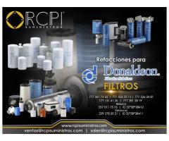 Refacciones para grúas industriales Filtros Donaldson