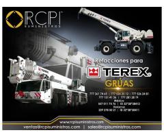 Venta de refacciones para grúas industriales Terex