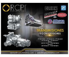 Refacciones y transmisiones Clark, Spicer, ZF para grúas industriales