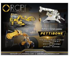 Refacciones para equipo de construcción Pettibone