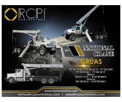 Refacciones para grúas marca National Crane