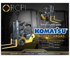 Venta de refacciones para montacargas Komatsu