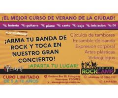 Curso De Verano para Niños y Jóvenes Especializado en Rock, Vocales y DJ