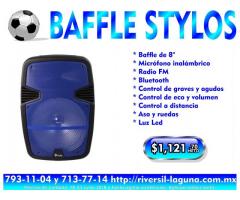 BAFFLE STYLOS DE 8"