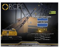 Refacciones para grúas industriales marca American