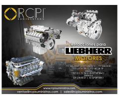 Venta de refacciones para motores Liebherr