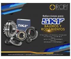 Refacciones y baleros SKF para grúas industriales