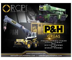 Venta de refacciones para grúas industriales marca P&H