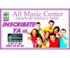 Escuela de música y canto - All Music Center