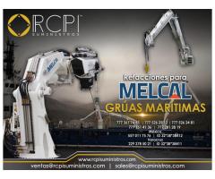 Venta de refacciones para grúas marítimas marca Melcal