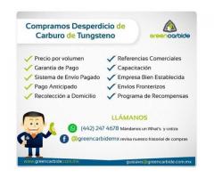 Compramos carburo de tungsteno