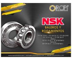 Baleros y rodamientos marca NSK para grúas industriales