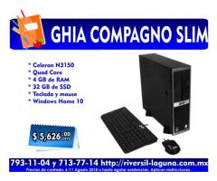 COMPUTADORA GHIA COMPAGNO SLIM