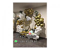 DECORACIONES CON GLOBOS PROFESIONALES